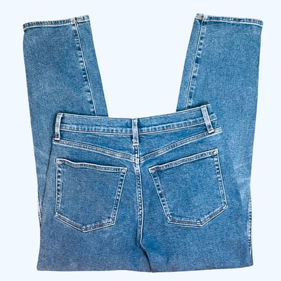 J. Crew Factory Classic Vintage High Rise Straight Leg Blue Denim Jeans Size 28 - Picture 6 of 13